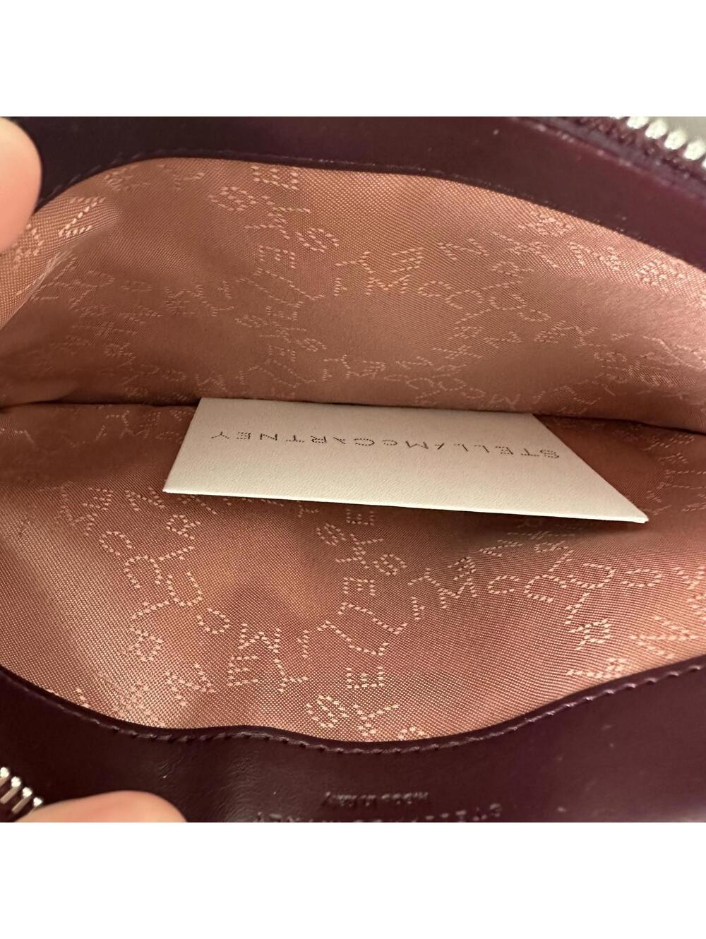 Stella McCartney Falabella Pochette Shoulder Bag Plum NWT - Picture 9 of 9